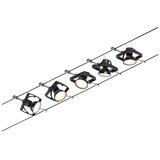 PAULMANN 94434 - Set od 5 spot svetala GU5,3/10W MAC 230V crna | Eponuda.com