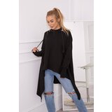 Kesi Blouse with black flared at the bottom Cene