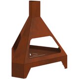  Kamin Smeđa 50 x 43 x 52 cm Čelik otporan na vremenske uvjete | Eponuda.com