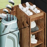 Golf ormar s kotačem Jednobojno Staro drvo 90 x 45 x 98 cm | shoptok.hr