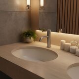 REA Bath Niska miješalica za umivaonik Rea Foster od četkanog nikla | shoptok.hr