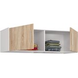 AKORD Nadgradna Omarica Za Garderobno Omaro, 2 Vrata, Bela/Hrast Sonoma, (5000331600) | Shoptok.si
