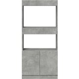 vidaXL Visoka komoda boja betona 63x33x140 cm od konstruiranog drva | shoptok.hr