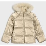 Sinsay Prošivena puffer jakna s kapuljačom i krznom | shoptok.hr