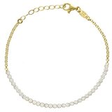 Victoria Cruz purpose crystal gold narukvica sa swarovski kristalima ( a4665-07dp ) | ePonuda.com