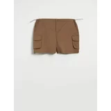 House - Kratke hlače s cargo džepovima - Smeđa