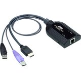 Aten KVM\, računalnik KVM adapterski kabel [1x moški konektor HDMI\, USB-A - 1x RJ45 vtičnica] 0.25 m, (20417344) | Shoptok.si