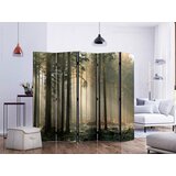 Artgeist PARAVAN 225/172/3 cm rjava, gozdno zelena Slike