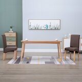 Furnova Jedilni stoli 2 kosa rjavo blago, (21928363) | Shoptok.si