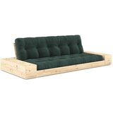 Karup Design Tamno zelena sklopiva sofa od samta 244 cm Base – | shoptok.hr