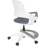 MID.YOU Mladinski Vrtljivi Stol Kid Flex, Siva | Shoptok.si