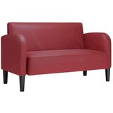 Loveseat kavč vinsko rdeča 110 cm umetno usnje, (21749677) | Shoptok.si