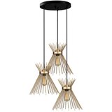 Squid Lighting Metalna viseća lampa zlatne boje ø 34 cm Izmir - Cijene
