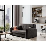 ELTAP Temno siva raztegljiva/s prostorom za shranjevanje sedežna garnitura iz šenilje 155 cm Laine – | Shoptok.si