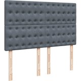  Krevet s oprugama i madracem tamnosivi 140x200 cm baršunasti | shoptok.hr