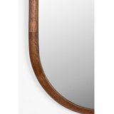 White Label Stensko ogledalo z lesenim okvirjem 26x120 cm Nyko – | Shoptok.si