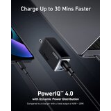 Anker polnilec 735 gan iii prime, 3-portni 65W - črn | Shoptok.si