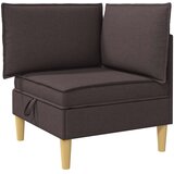  Set namještaja za dnevni boravak 6 pcs Tamno smeđa Tkanina | shoptok.hr