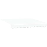 Ručna Ročna zložljiva senčnica z LED lučmi Bela 3,5 x 2,5 m, (5000206093) | Shoptok.si
