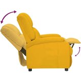 vidaXL naslonjač žuti baršunasti | shoptok.hr