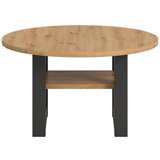 Livetastic Klubska Miza Seatlle, Barva Hrasta, Siva | Shoptok.si