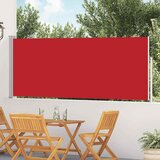 Uvlačiva bočna tenda za terasu 120 x 500 cm crvena | shoptok.hr