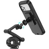 hoco. Držalo za kolo Rider (CA101) - za telefone 4,5 - 7 palcev IPX4 nastavljivo - črno | Shoptok.si
