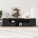  Kutni ormarić Crni hrast 200 x 40 x 45 cm Konstruirano drvo | shoptok.hr