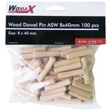 Womax Drveni tipl asw, 8 x 40mm, 100 komada Cene