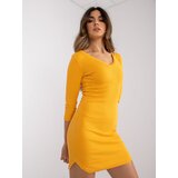 RUE PARIS Dress-RV-SK-7453.63-Light Orange | Shoptok.si