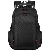 Meixi Veliki poslovni ranac BERN – tri odeljka/ laptop 17/ USB i audio konektor/ crni Cene