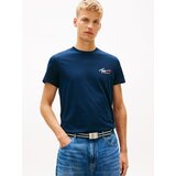 Tommy Jeans Majica mornarska / rdeča / bela | Shoptok.si