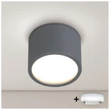 LED RGB prigušiva za kupatilo, ugradno spot svetlo SMOOTH 1xGX53/14W/230V Wi-Fi Tuya antracit