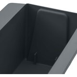  Kutije za cvijeće za Euro palete 24 pcs Siva 36 x 13,5 x 9,5 cm | Eponuda.com