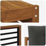  Set vanjskih sofa 10 kom. Prirodna i antracit | shoptok.hr
