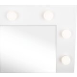 Kondela Toaletna mizica z LED lučmi, bela, LEDIO | Shoptok.si