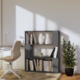 Ormarić za knjige / pregrada sivi 80x25x101 cm od borovine | shoptok.hr