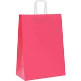  Papirnate vrećice 250 kom s ručkama ružičaste 32x17x44 cm | shoptok.hr