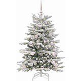 vidaXL Umetno Zložljivo Božično Drevo Bela 120 cm PE in PVC | Shoptok.si