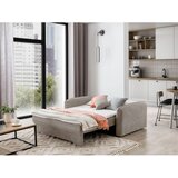 ELTAP Bež sklopiva/s prostorom za odlaganje sofa od šenila 155 cm Laine – | shoptok.hr