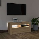TV ormarić s LED svjetlima boja hrasta sonome 90 x 35 x 40 cm | shoptok.hr