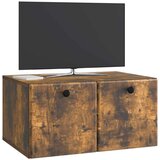 TV Omarica za TV, ki jo lahko montiraš na steno Dimljen hrast, (5000220640) | Shoptok.si