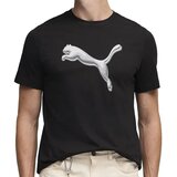 Puma muška majica graphic cat logo tee, crna Cene
