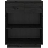  Konzolni ormarić crni 60 x 34 x 75 cm od masivne borovine | shoptok.hr
