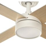 Faro 34355-1TW - LED prigušiva stropni ventilator RUDDER L 20W/230V bela/bež prečnik 132 cm + sa daljinskim upravljačem | Eponuda.com