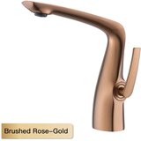  Deluxe moderna armatura za kopalniški umivalnik ELITE EDITION BS1531 | Pipa iz Premium linije - Brušena rose gold Cene