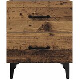 Ormarić za krevet s ladicama Staro drvo 40 x 35 x 47,5 cm | shoptok.hr