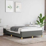 Furnova Posteljni okvir brez vzmetnice temno siva 120x190 cm blago, (21940381) | Shoptok.si