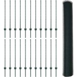  Zavarena žičana ograda 50 x 1 m (Š x V) Čelik premazan PVC-om | Shoptok.si