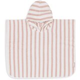 Jollein pončo stripe terry gots wild rose Cene